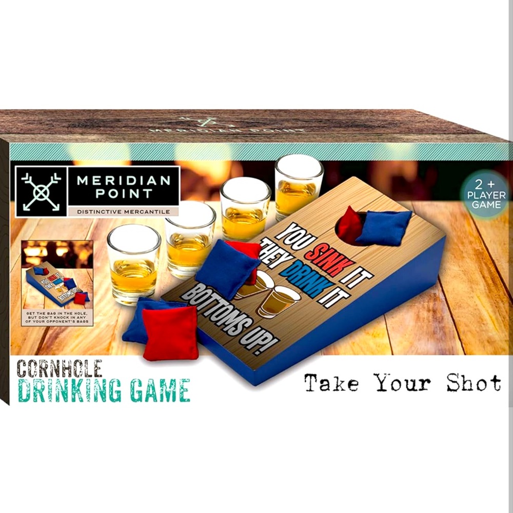 NIB Party Family Friends Cornhole Drinking Game